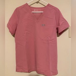 Limited edition Figs Chalk Pink Catarina One-pocket scrub top